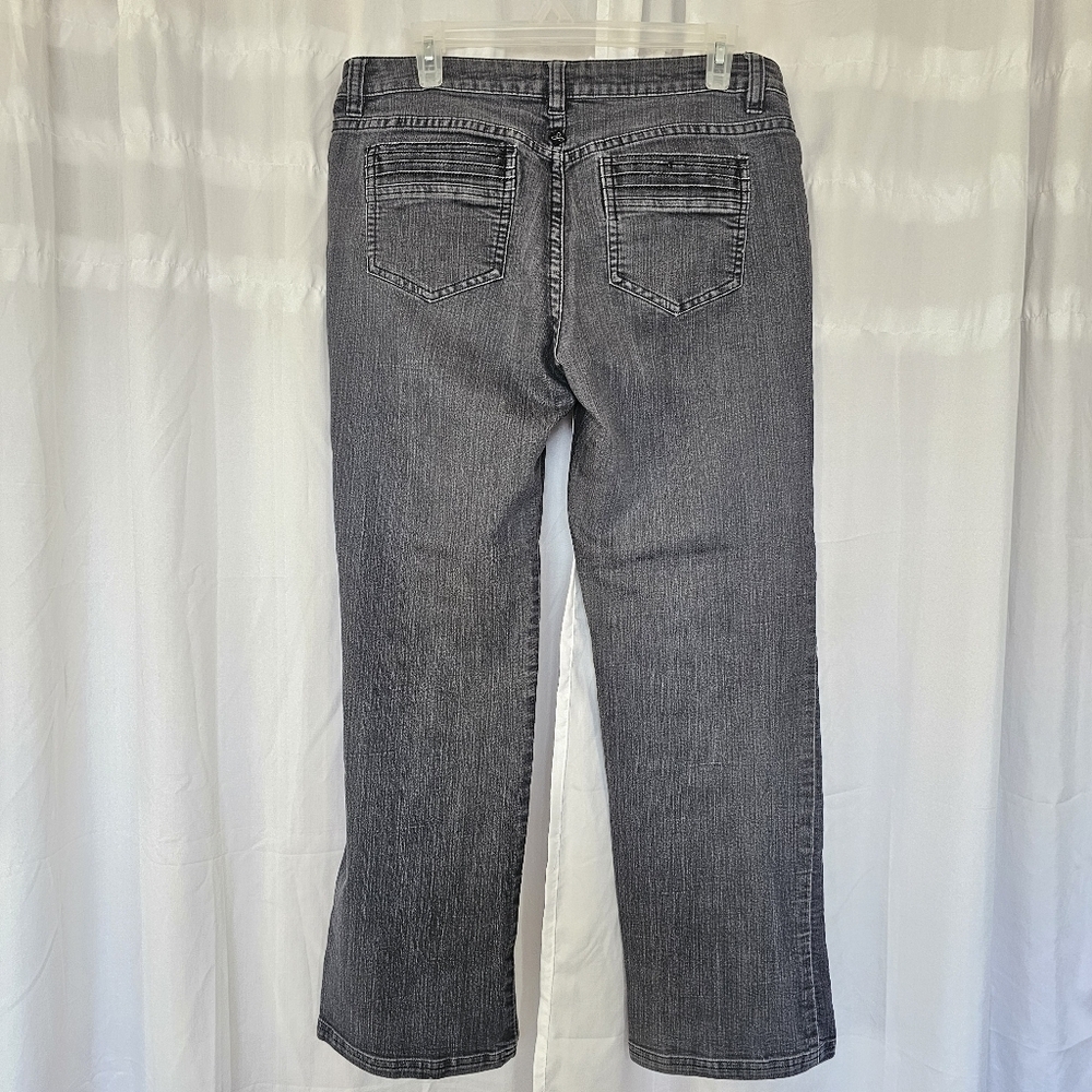 Prana Women's Gray 8/29 Short Enseam  Soft BootCut Jeans - Picture 2 of 7